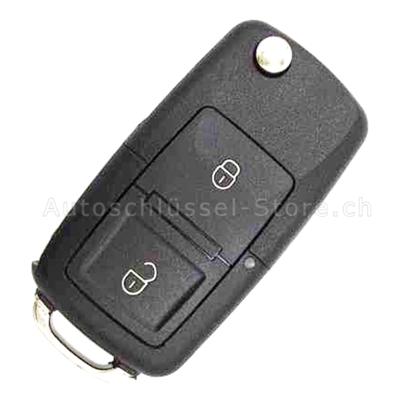Autoschlüssel für VW, AUDI, Seat, Skoda ohne Transponder (HU66) mit Licht 